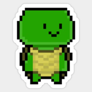 Pixel Turtle Sticker